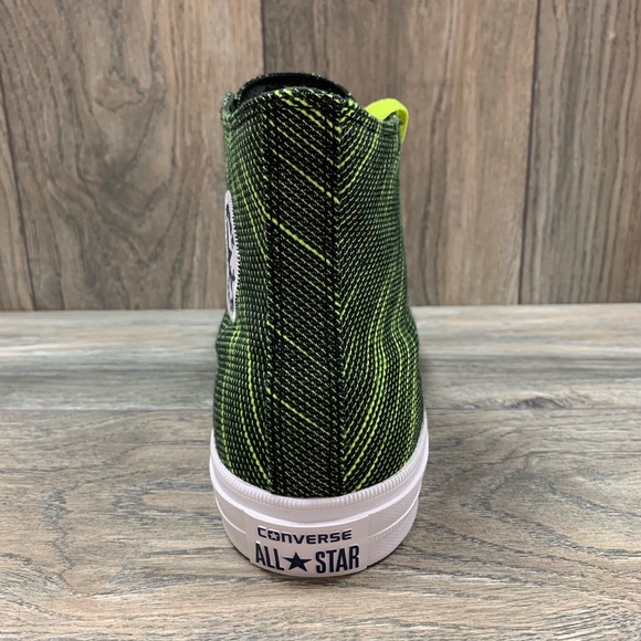 Converse All Star II Chuck Taylor Black Volt Green - Picture 4 of 5